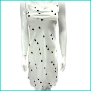 Love Ladies Satan Silk Halfer - White -Free size