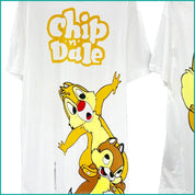Chip n Dale Ladies Dress - White