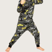Batman Boys Pajama Set - Grey