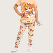Skye Girls Leggings Set - Brown