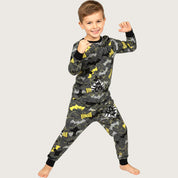 Batman Boys Pajama Set - Grey