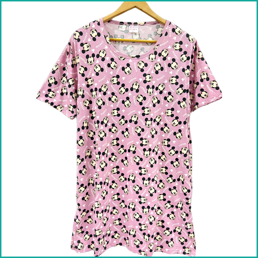 Mini Minnie Ladies Cotton Dress - Pink