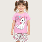 Amazing Marie Girls Shorts Set – Pink