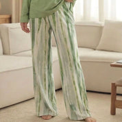 Best Slogan Ladies Pajama Set - Green