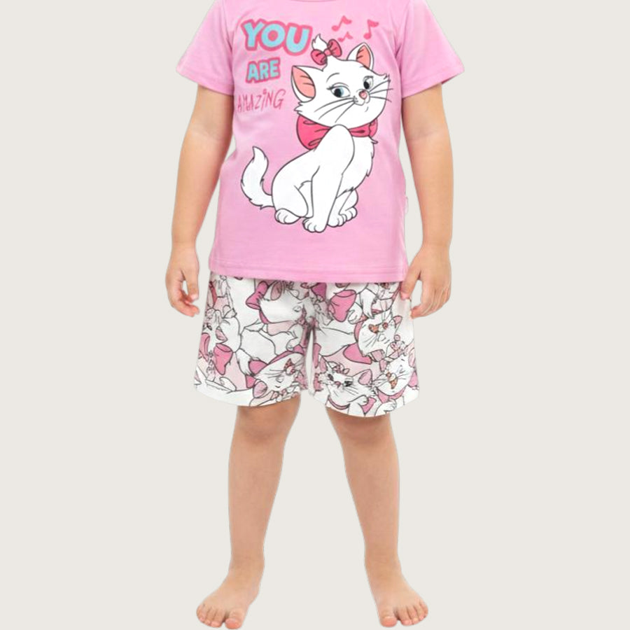 Amazing Marie Girls Shorts Set – Pink