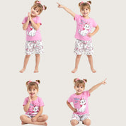 Amazing Marie Girls Shorts Set – Pink