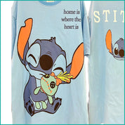 Stitch Playing Ladies Dress - Blue