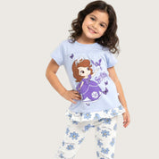 Sofia Girls Leggings Set - Blue