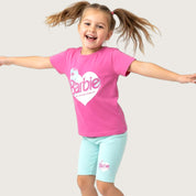 Barbie Girls Summer Shorts Set – Pink Blue