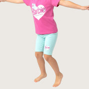 Barbie Girls Summer Shorts Set – Pink Blue