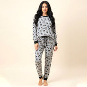 Mickey Mouse Ladies Pajama Set - Grey