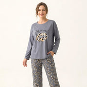 All We Need Ladies Pajama Set - Grey