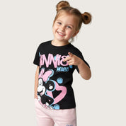 Disney Minnie Girls Summer Shorts Set – Black