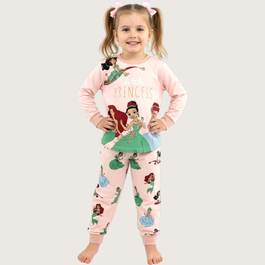 Little Princess Girls Cotton Pajama Set PRIMARK - Pink