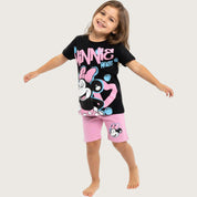 Disney Minnie Girls Summer Shorts Set – Black
