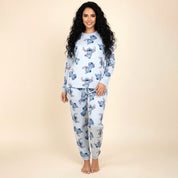 Stitch Ladies Pajama Set - Sky Blue