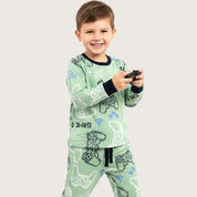 Game Boys Pajama Set - Green