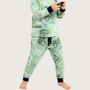 Game Boys Pajama Set - Green