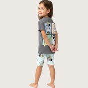 Minnie Girls Summer Shorts Set – Grey