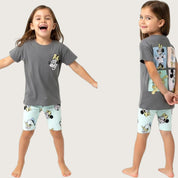 Minnie Girls Summer Shorts Set – Grey