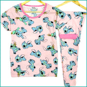 Stitch Play Ladies Pajama Set - Pink