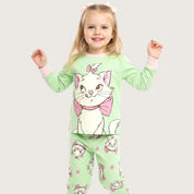 Marie Girls Cotton Pajama Set PRIMARK - Green