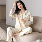 Good Night Ladies Pajama Set - White