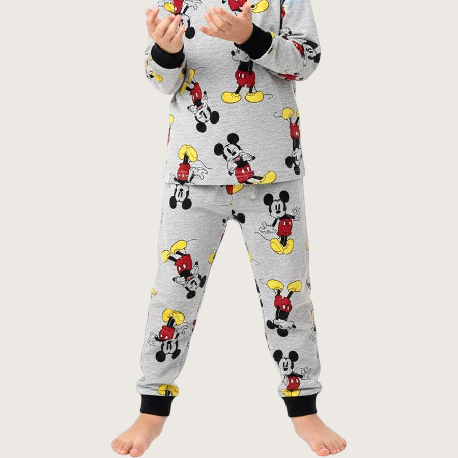 Mickey Mouse Boys Pajama Set - Grey