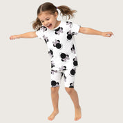 Minnie Head Girls Summer Shorts Set – White