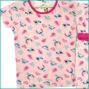 Stitch Ladies Pajama Set - Hot Pink