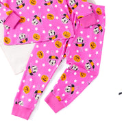 Mickey Stars Girls Full Sleeves Pajama Set - Pink