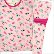 Stitch Ladies Pajama Set - Hot Pink