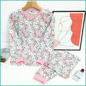 Tweety Ladies Full Sleeves Pajama Set - White