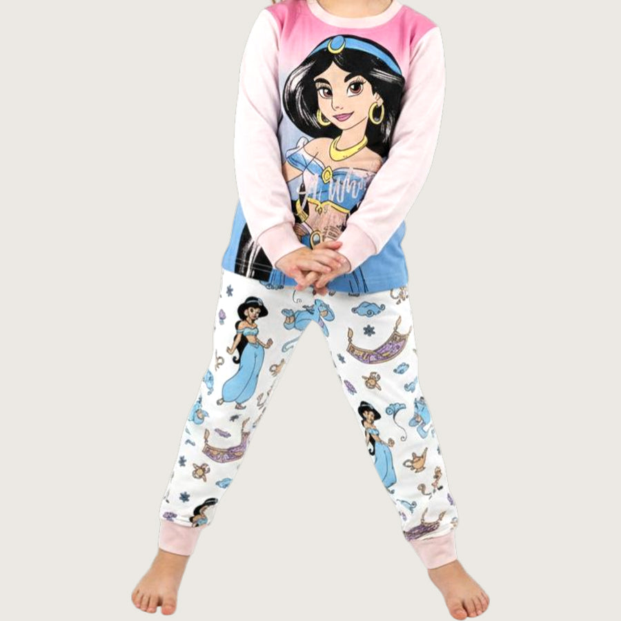 Jasmine Girls Cotton Pajama Set PRIMARK - White