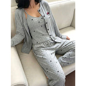 Good Luck Ladies Pajama Set - Grey