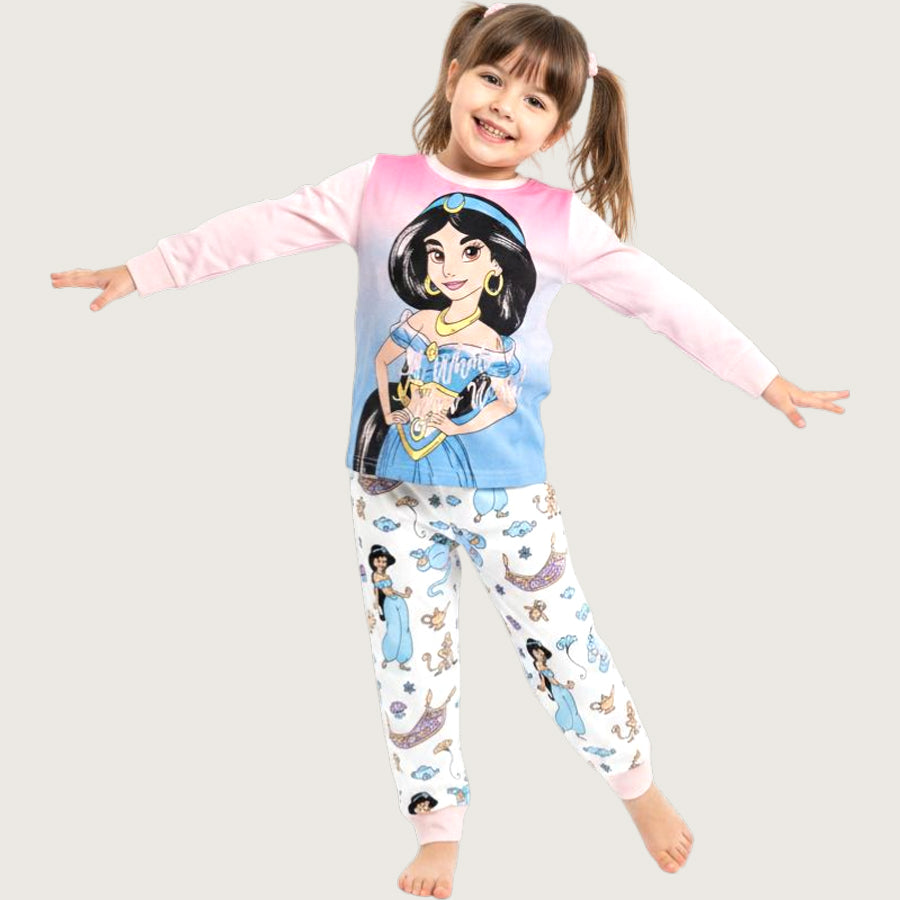 Jasmine Girls Cotton Pajama Set PRIMARK - White