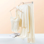 Floral Ladies Loungewear 3 Pcs Set - Yellow
