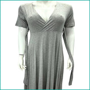 Plain Knot Ladies Dress - Light Grey
