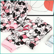 Chill Mickey Ladies Full Sleeves Pajama Set - Pink