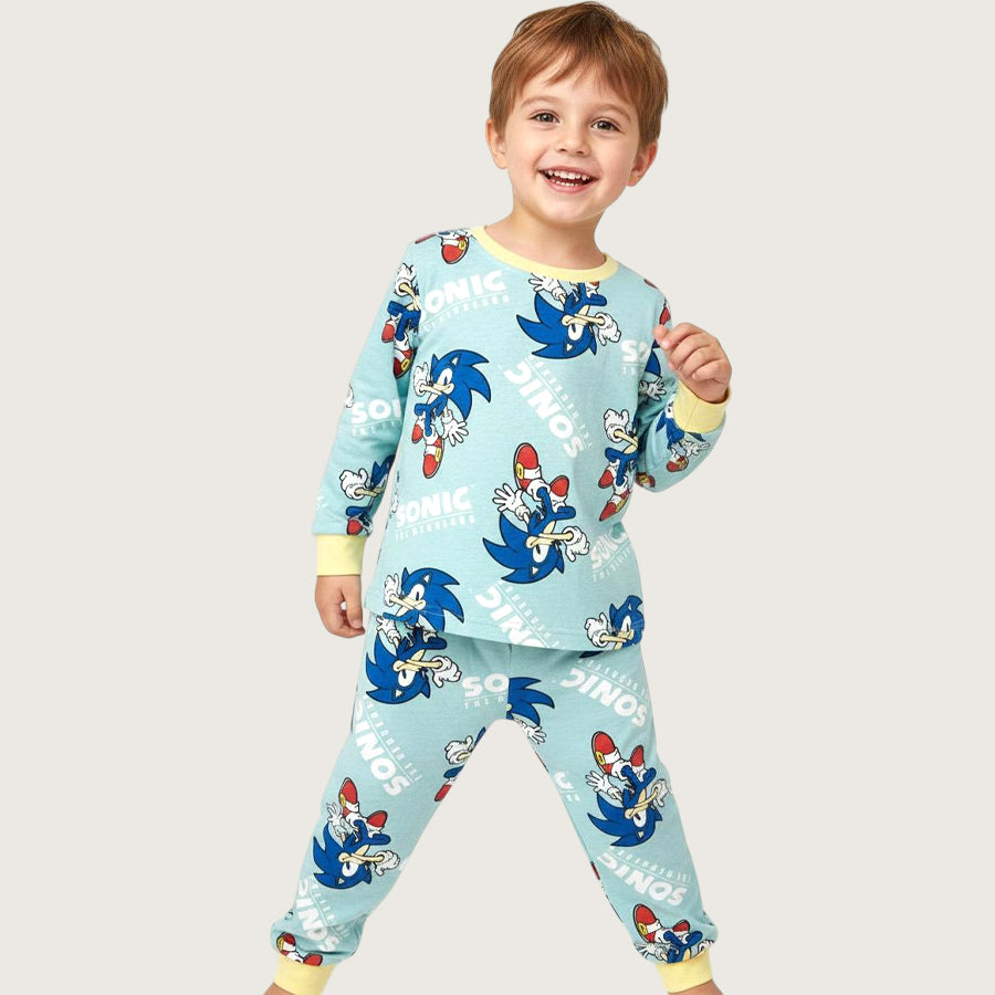 Sonic Boys Pajama Set - Sky Blue