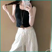 Dots Ladies Pajama Set - White