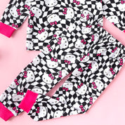 Hello Kitty Girls Full Sleeves Pajama Set - White
