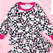 Hello Kitty Girls Full Sleeves Pajama Set - White