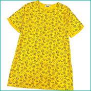 Lion King Ladies Cotton Dress - Yellow