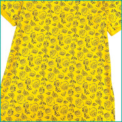 Lion King Ladies Cotton Dress - Yellow