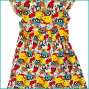 Looney Tunes Ladies Dress - Multicolor