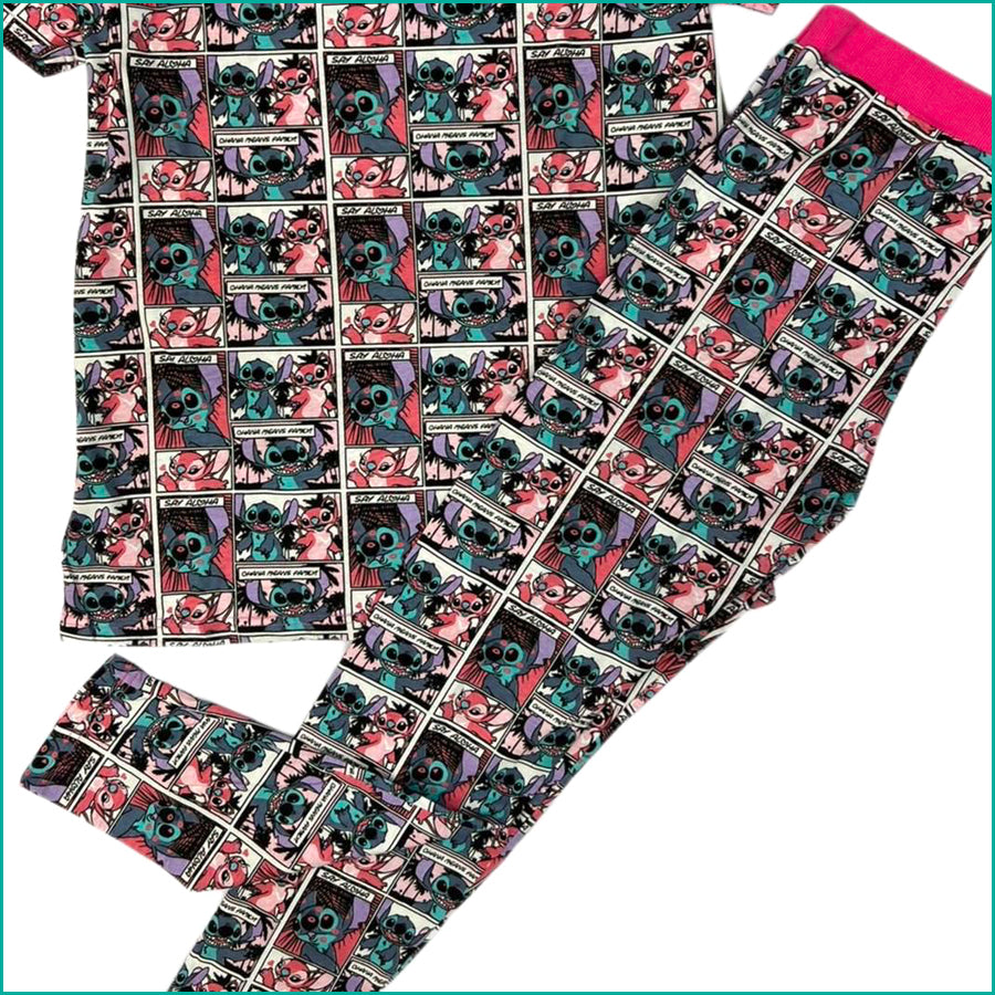 Sititch Ladies pajama set - Multicolor