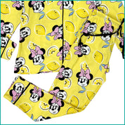Minnie Lemon Ladies Pajama Set - Yellow