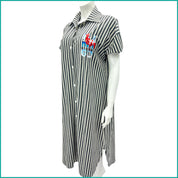 Flamingo Ladies Dress - Grey -Free Size
