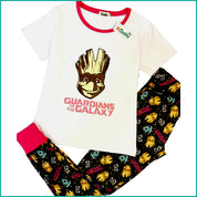 Guardian of Galaxy Ladies Pajama Set - White